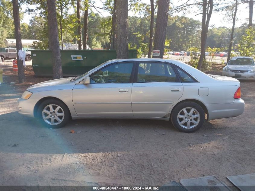 2001 Toyota Avalon Xl/Xls VIN: 4T1BF28BX1U138871 Lot: 40548447