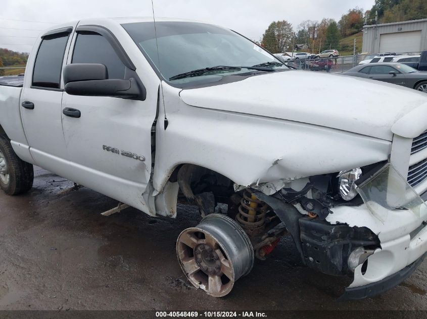 2003 Dodge Ram 2500 Slt/Laramie/St VIN: 3D7KU28CX3G844902 Lot: 40548469