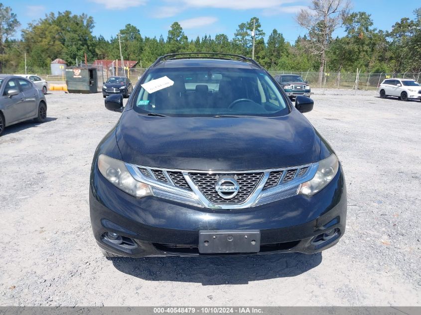 JN8AZ1MW1CW240145 2012 Nissan Murano Sv