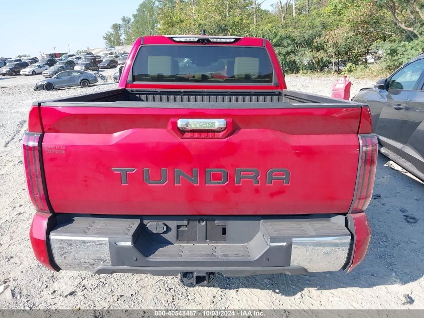 2022 Toyota Tundra Hybrid 1794 Edition VIN: 5TFMC5AB0NX001167 Lot: 40548487