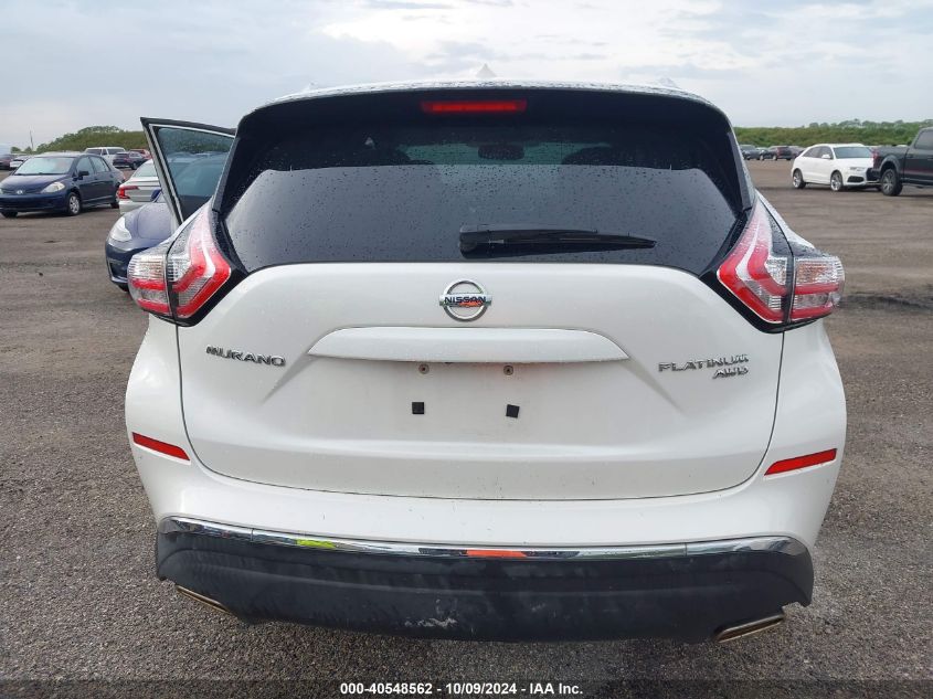 VIN 5N1AZ2MH1GN102552 2016 Nissan Murano, Platinum/... no.16