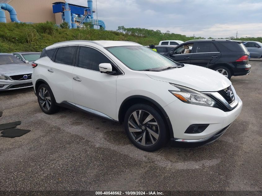 VIN 5N1AZ2MH1GN102552 2016 Nissan Murano, Platinum/... no.1