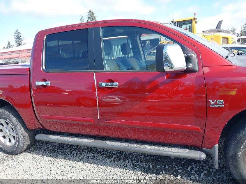 2004 Nissan Titan Se VIN: 1N6AA07B34N526606 Lot: 40548575