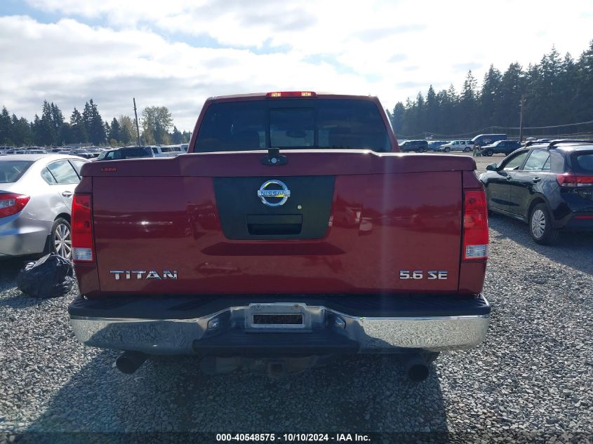 2004 Nissan Titan Se VIN: 1N6AA07B34N526606 Lot: 40548575