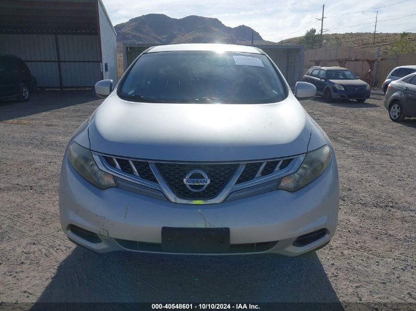 2012 Nissan Murano S VIN: JN8AZ1MW6CW203947 Lot: 40548601