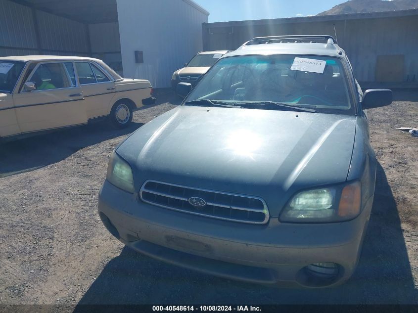 2001 Subaru Outback VIN: 4S3BH675917600479 Lot: 40548614