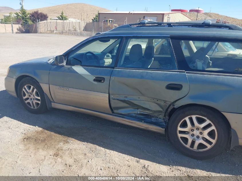 2001 Subaru Outback VIN: 4S3BH675917600479 Lot: 40548614