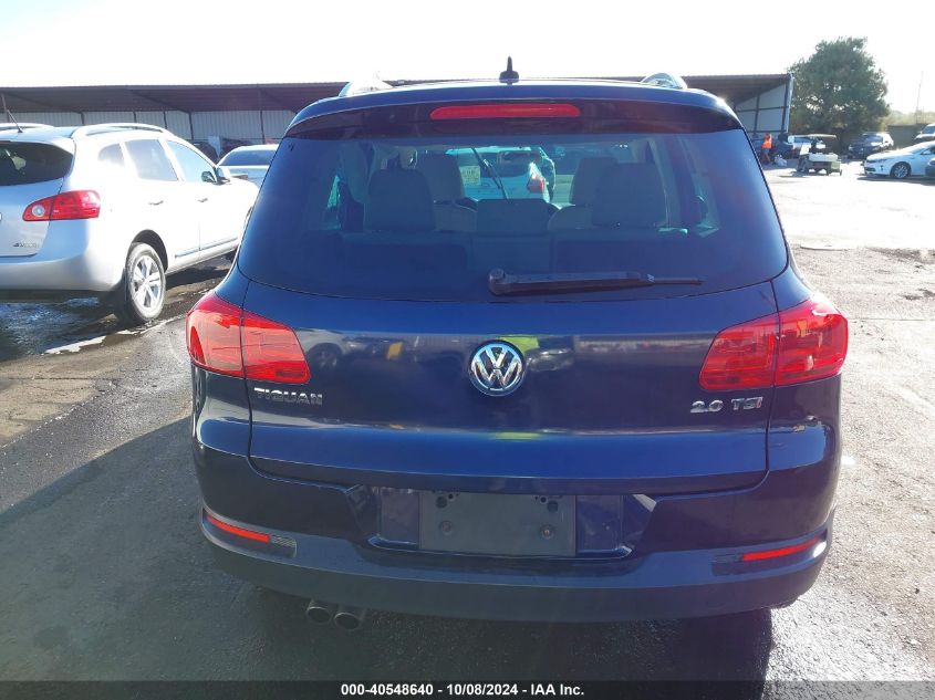 2013 Volkswagen Tiguan Se VIN: WVGAV3AX8DW572757 Lot: 40548640