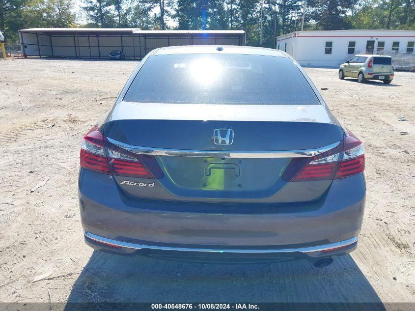 1HGCR2F86GA052184 2016 Honda Accord Ex-L