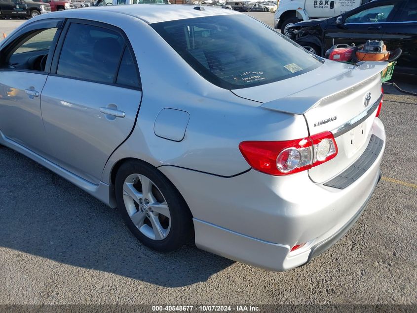 2011 Toyota Corolla S VIN: 2T1BU4EE6BC654941 Lot: 40548677