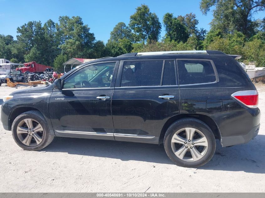 5TDYK3EH9DS100114 2013 Toyota Highlander Limited V6