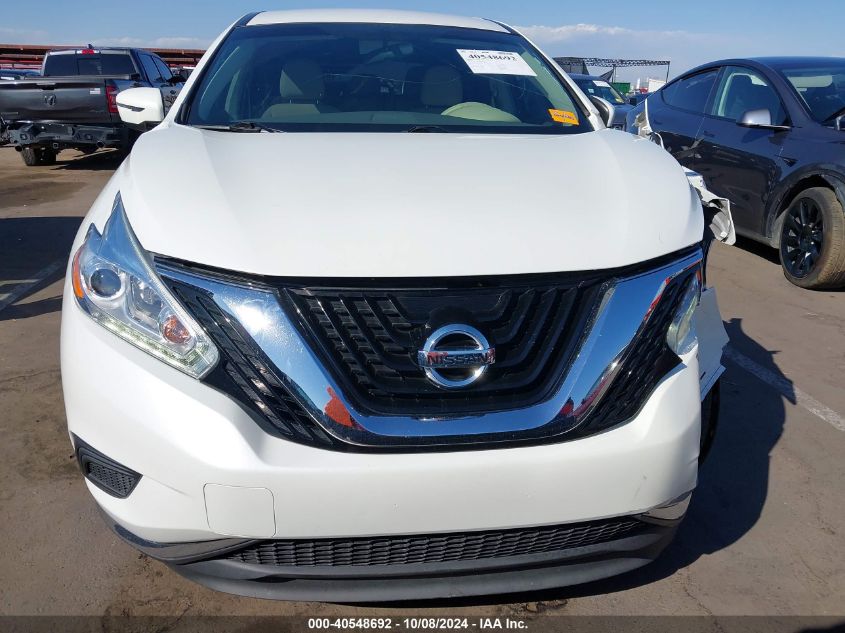 2017 Nissan Murano S VIN: 5N1AZ2MG7HN138495 Lot: 40548692