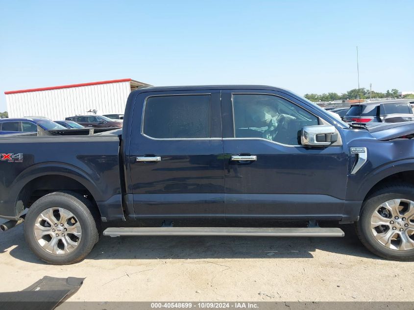 2021 FORD F-150 PLATINUM - 1FTFW1E85MFA08496