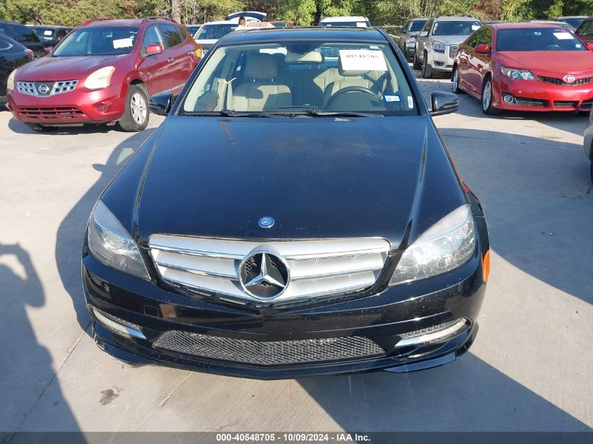 2011 Mercedes-Benz C 300 Luxury/Sport VIN: WDDGF5EB7BR185818 Lot: 40548705