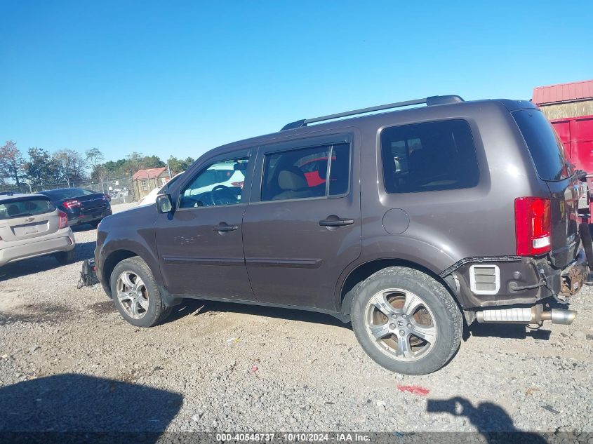 2014 Honda Pilot Ex-L VIN: 5FNYF4H52EB037665 Lot: 40548737