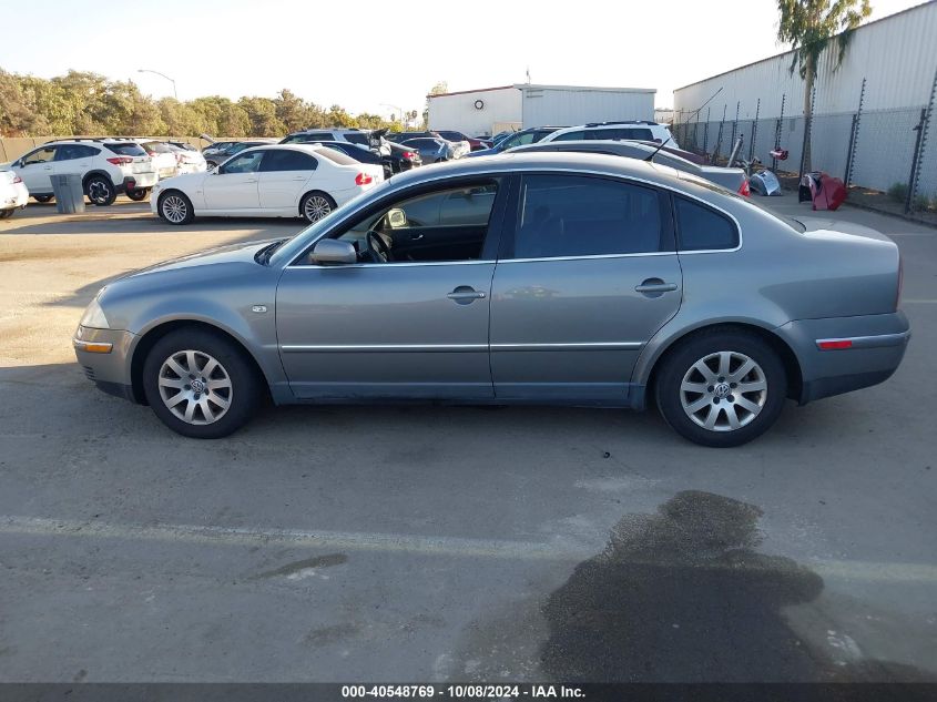 2003 Volkswagen Passat Gls VIN: WVWPH63B13P205670 Lot: 40548769