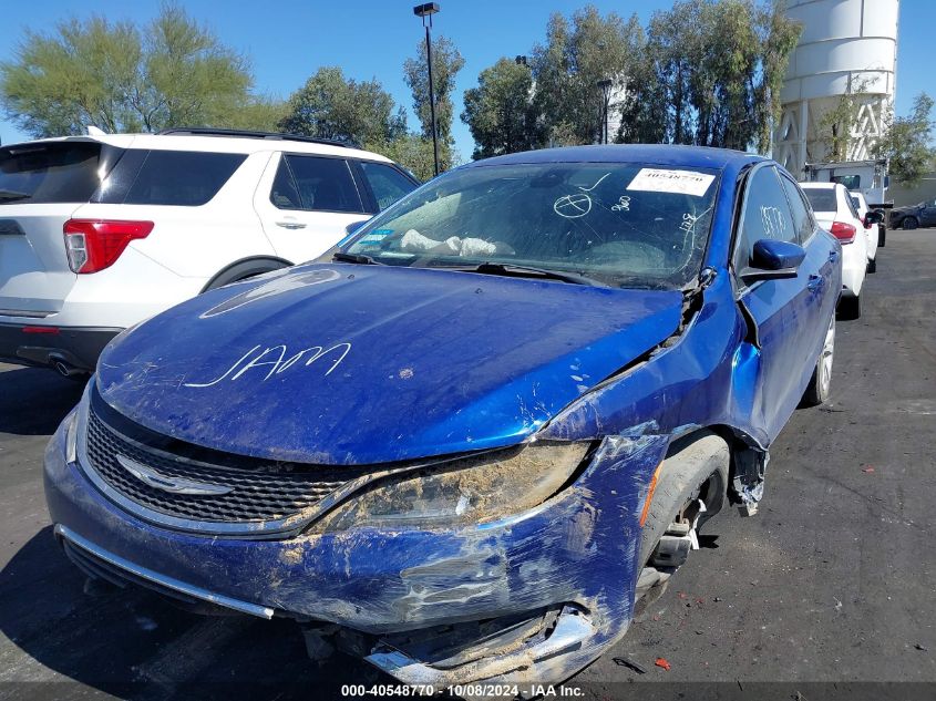 2015 Chrysler 200 Limited VIN: 1C3CCCAB7FN684762 Lot: 40548770