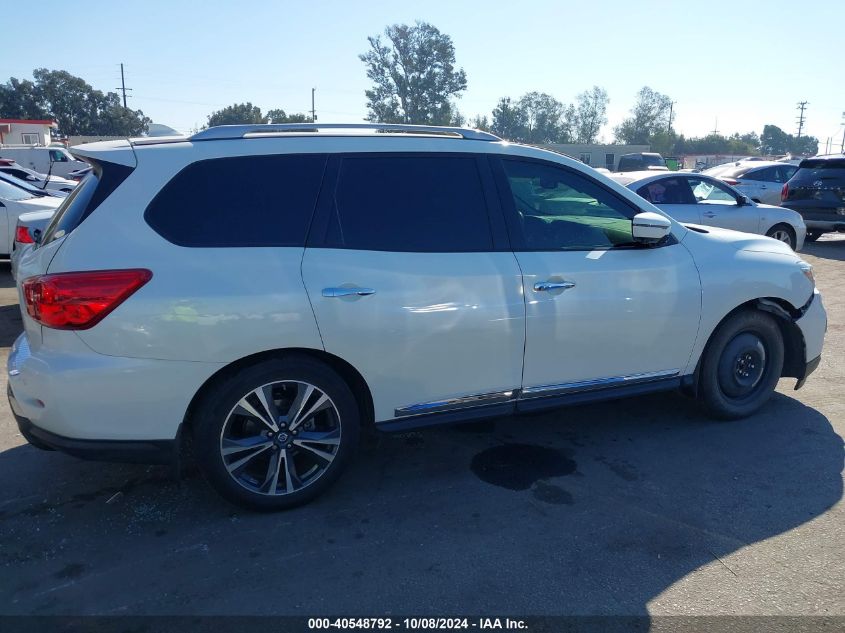 2019 Nissan Pathfinder Platinum VIN: 5N1DR2MN0KC580680 Lot: 40548792