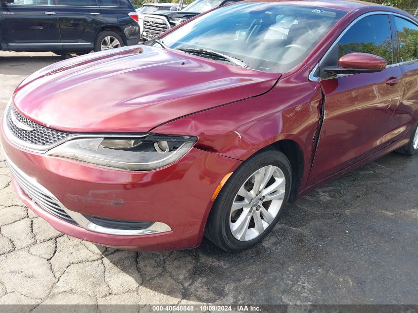 2015 Chrysler 200 Limited VIN: 1C3CCCAB3FN720429 Lot: 40548848