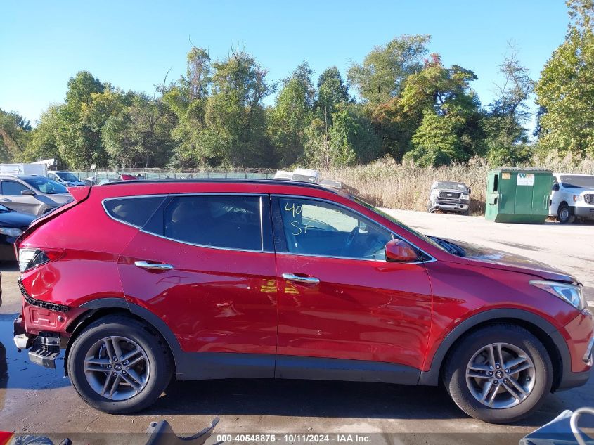 2017 Hyundai Santa Fe Sport 2.4L VIN: 5XYZUDLB8HG396801 Lot: 40548875