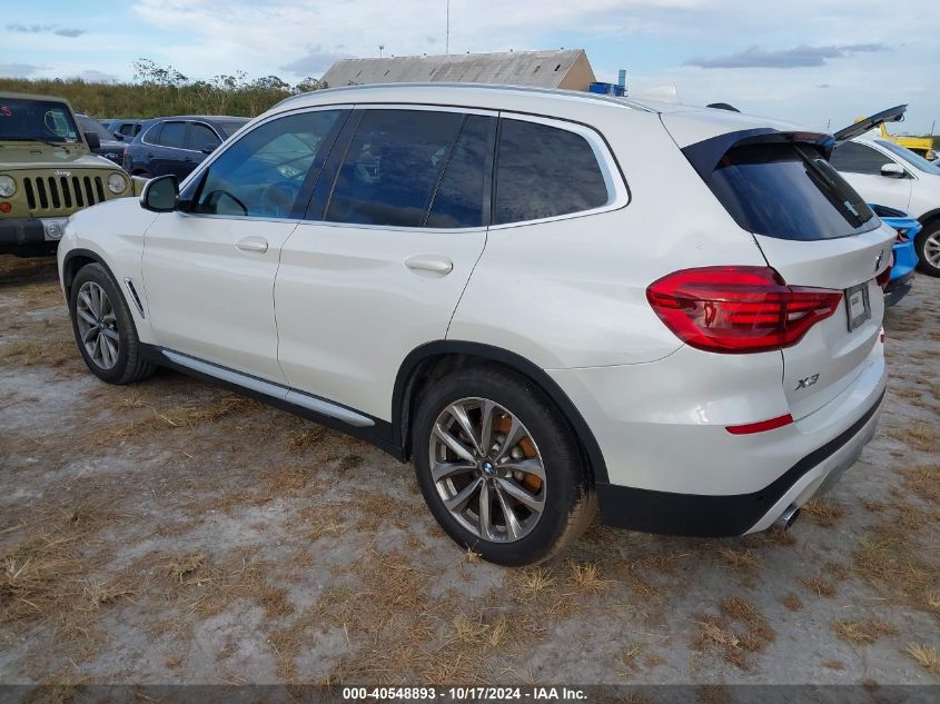 2019 BMW X3 SDRIVE30I - 5UXTR7C56KLR52066