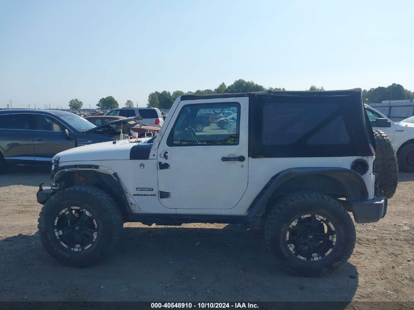 2014 Jeep Wrangler Sport VIN: 1C4AJWAG2EL178532 Lot: 40548910