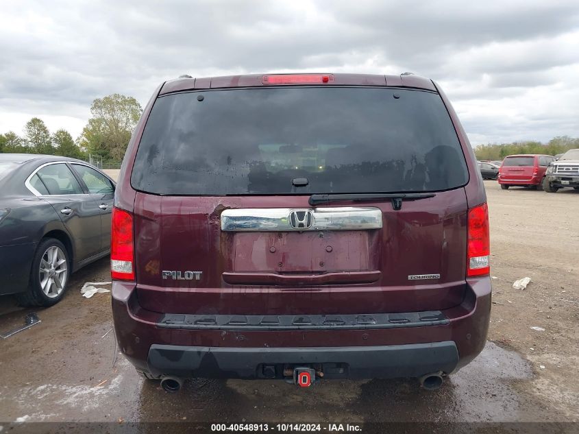 2011 Honda Pilot Touring VIN: 5FNYF3H91BB049489 Lot: 40548913