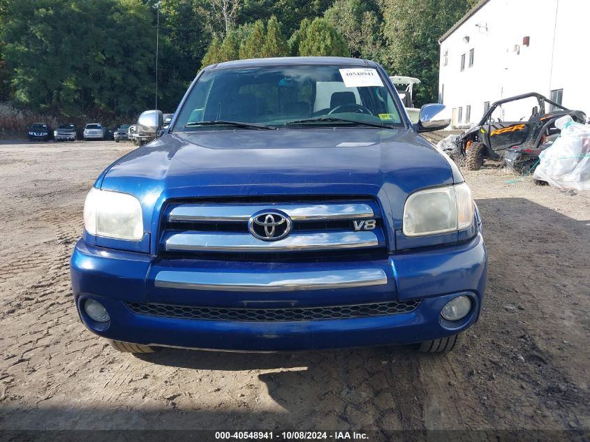 2005 Toyota Tundra Sr5 V8 VIN: 5TBBT44125S462017 Lot: 40548941