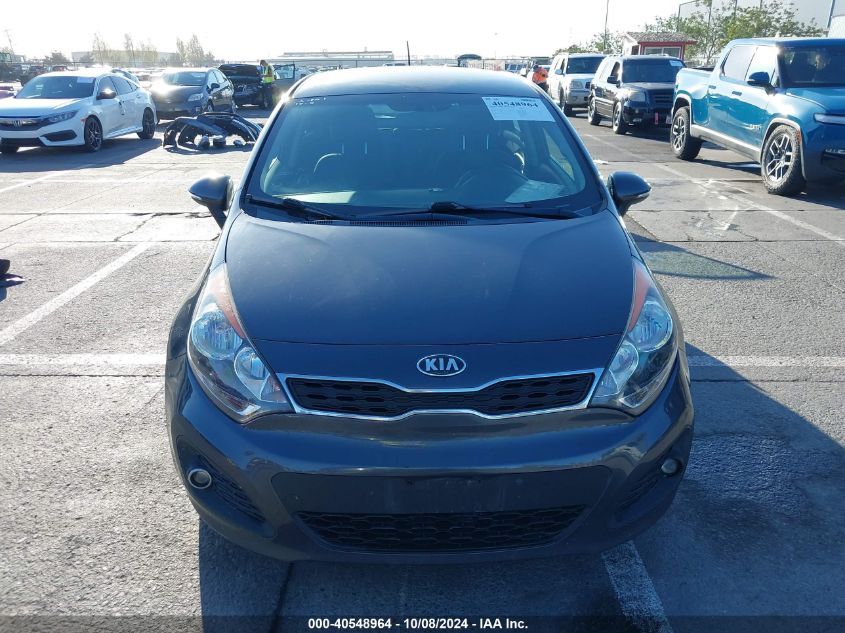 2013 Kia Rio Ex VIN: KNADN5A3XD6156135 Lot: 40548964