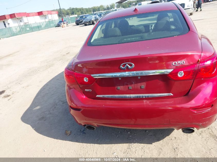 2015 Infiniti Q50 Premium VIN: JN1BV7AR2FM415020 Lot: 40548968