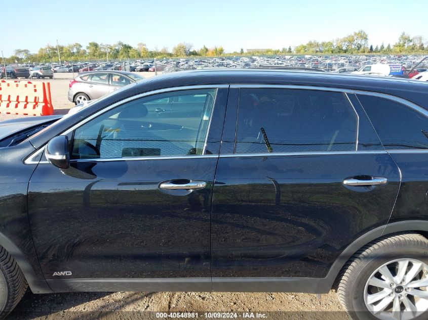 2019 KIA SORENTO 3.3L LX - 5XYPGDA55KG560797