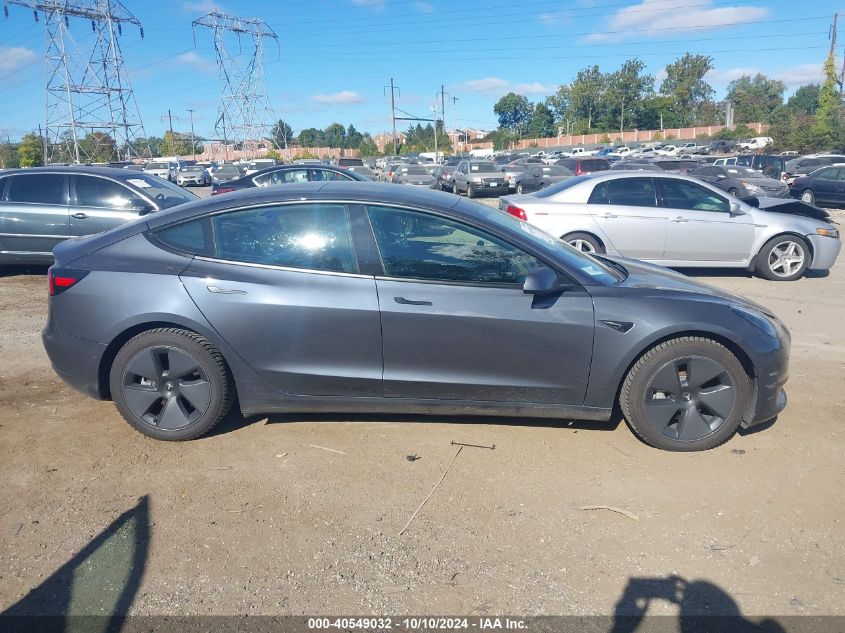 2021 Tesla Model 3 Long Range Dual Motor All-Wheel Drive VIN: 5YJ3E1EB8MF847886 Lot: 40549032