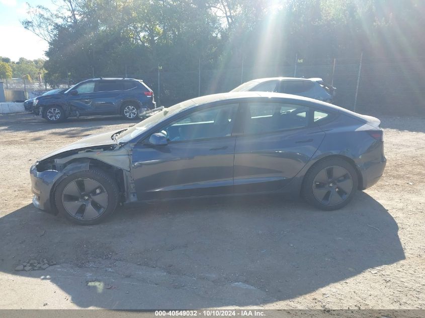 2021 Tesla Model 3 Long Range Dual Motor All-Wheel Drive VIN: 5YJ3E1EB8MF847886 Lot: 40549032