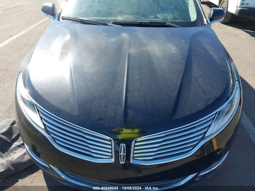 2014 Lincoln Mkz Hybrid Hybrid VIN: 3LN6L2LUXER801856 Lot: 40549045