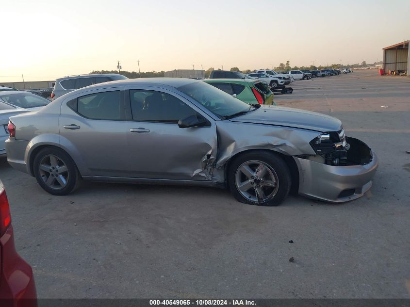 2014 Dodge Avenger Se VIN: 1C3CDZABXEN200789 Lot: 40549065