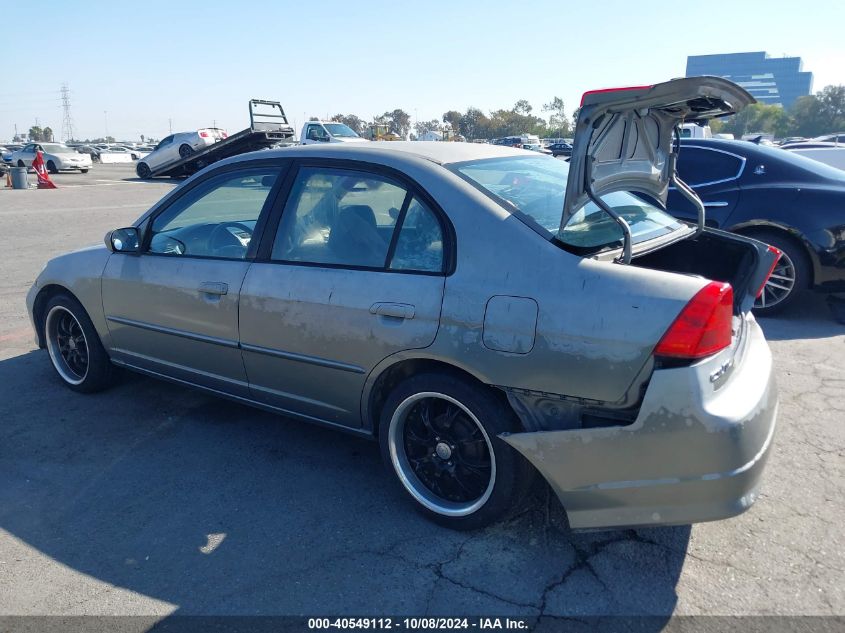 2004 Honda Civic Lx VIN: 2HGES16524H610445 Lot: 40549112