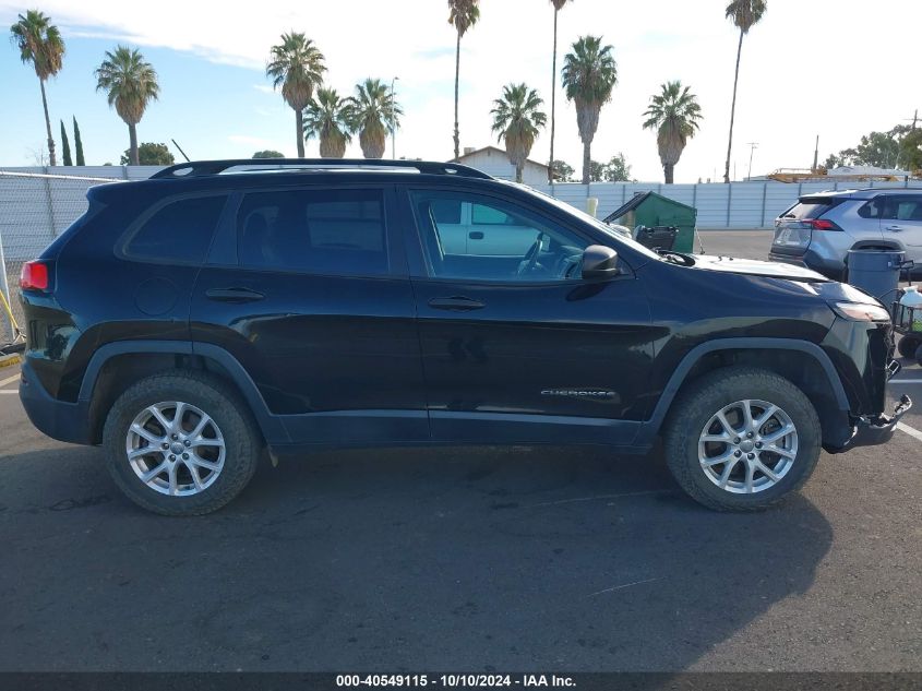 2017 Jeep Cherokee Sport 4X4 VIN: 1C4PJMASXHW595094 Lot: 40549115