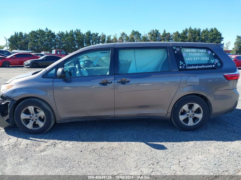 5TDZK3DC8FS557736 2015 Toyota Sienna L 7 Passenger