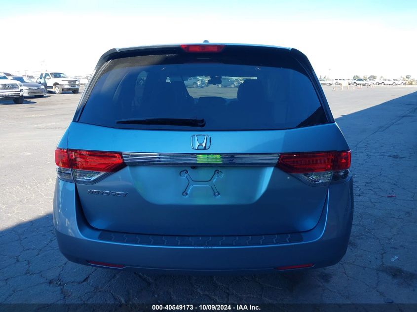 5FNRL5H65EB130305 2014 Honda Odyssey Exl