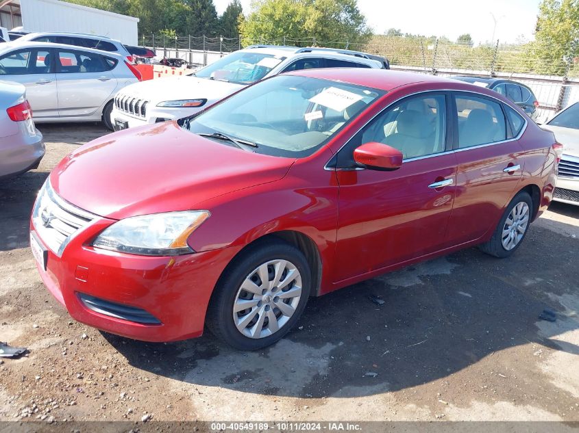 3N1AB7APXEL618605 2014 Nissan Sentra Sv