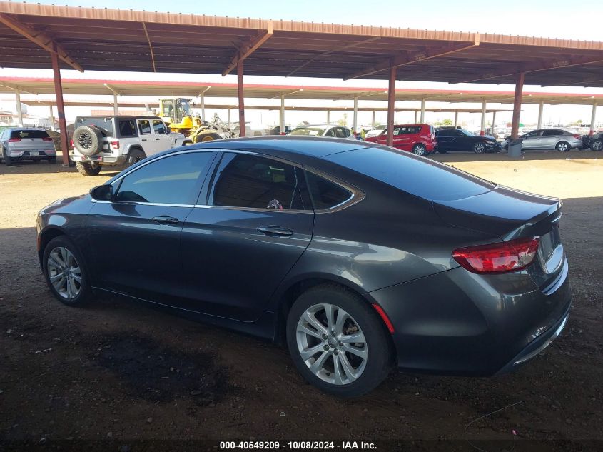 2016 Chrysler 200 Limited VIN: 1C3CCCAB2GN149825 Lot: 40549209