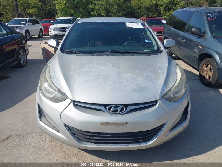 2015 Hyundai Elantra Se VIN: 5NPDH4AE5FH651261 Lot: 40549222