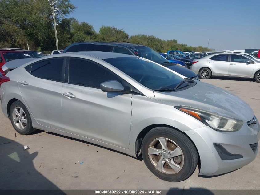 2015 Hyundai Elantra Se VIN: 5NPDH4AE5FH651261 Lot: 40549222