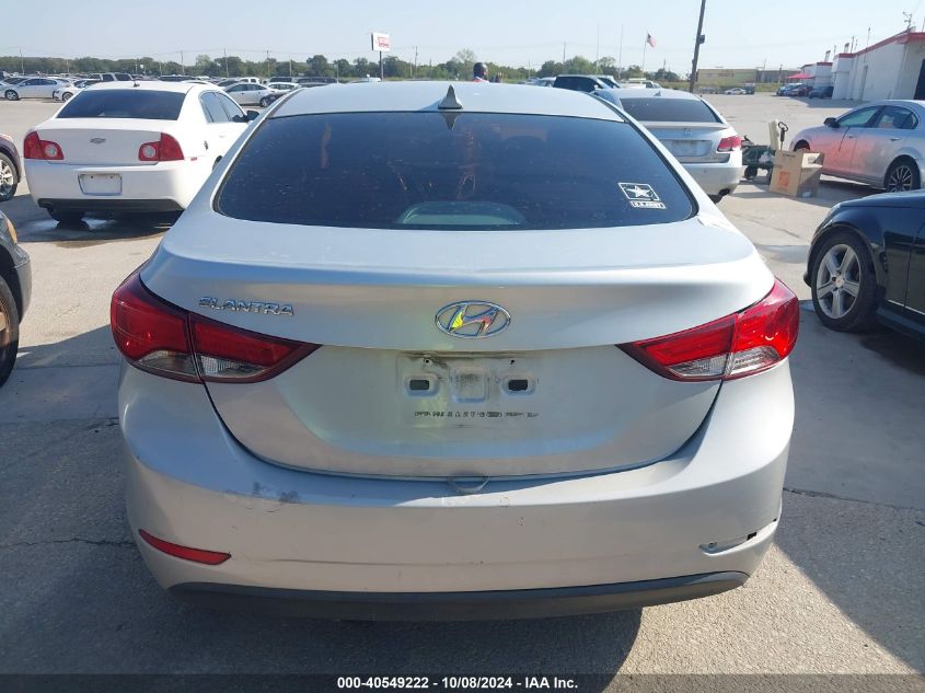 2015 Hyundai Elantra Se VIN: 5NPDH4AE5FH651261 Lot: 40549222