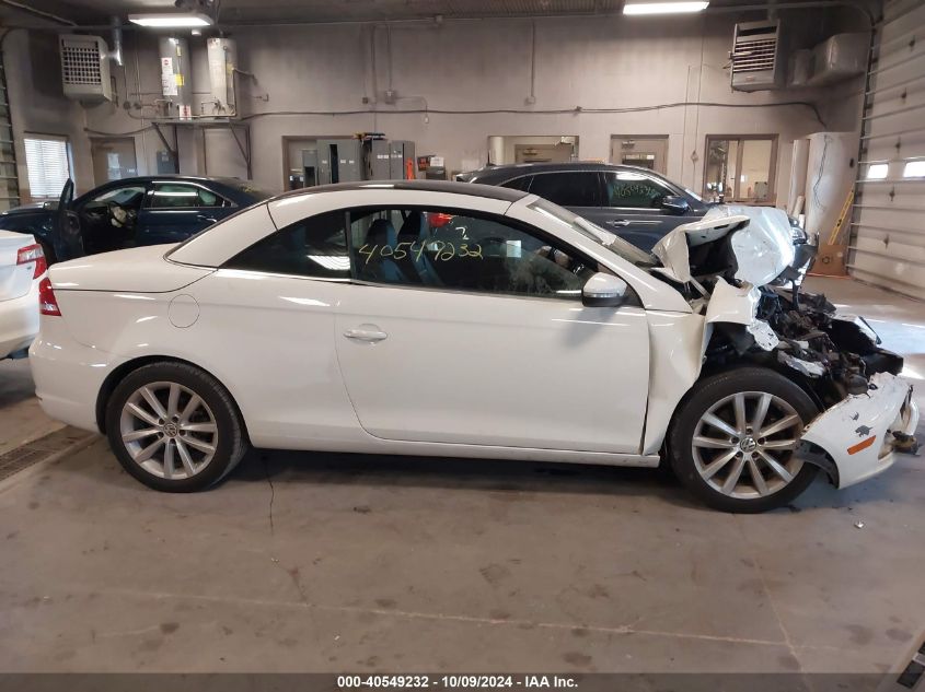 2013 Volkswagen Eos Komfort VIN: WVWBW8AH2DV009205 Lot: 40549232