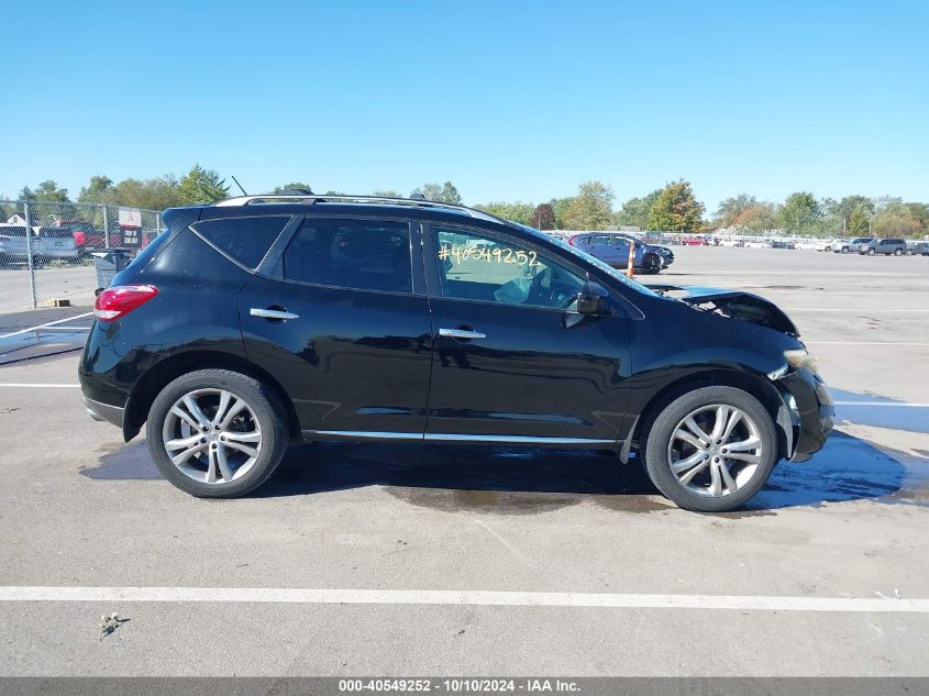 2011 Nissan Murano Le VIN: JN8AZ1MW4BW184233 Lot: 40549252