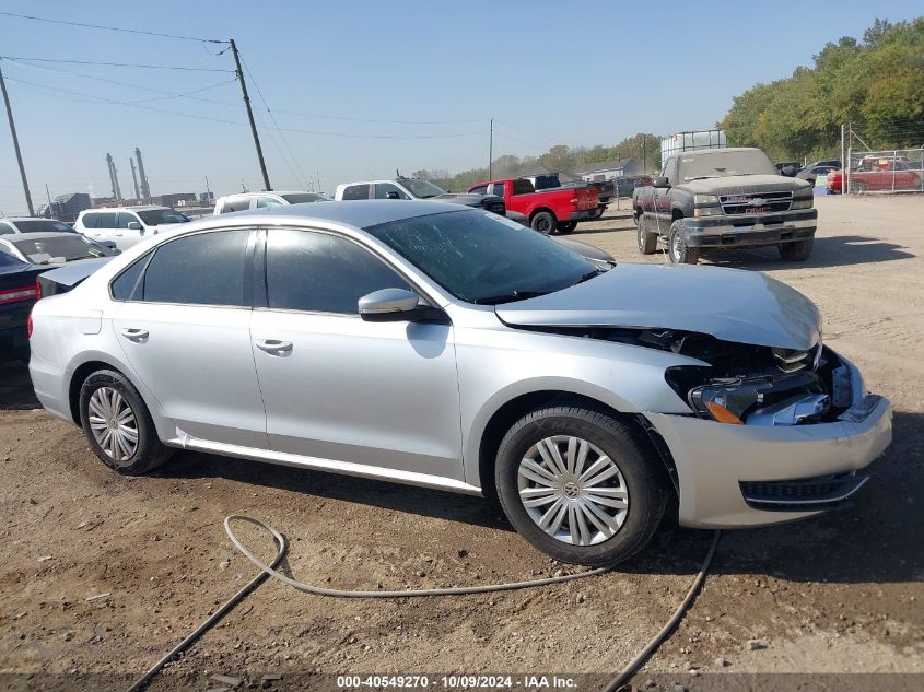 2014 Volkswagen Passat S VIN: 1VWAT7A33EC032652 Lot: 40549270