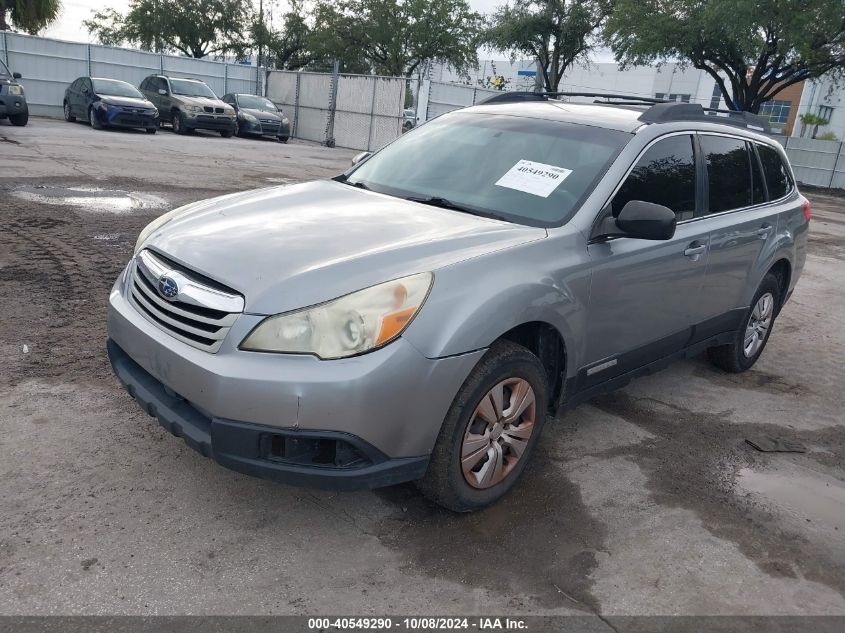 4S4BRBAC7A3323301 2010 Subaru Outback 2.5I