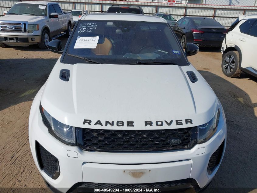 2018 Land Rover Range Rover Evoque Hse Dynamic VIN: SALVD2SX1JH296156 Lot: 40549294