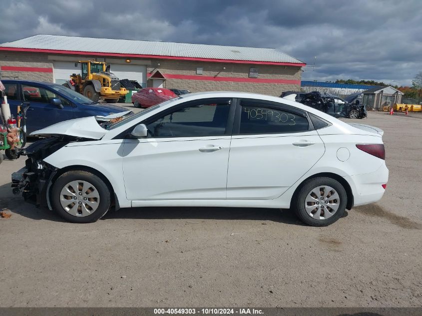 2016 Hyundai Accent Se VIN: KMHCT4AE8GU947839 Lot: 40549303